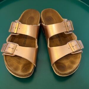 Birkenstock Kids' Sandals - Shiny Rose Gold